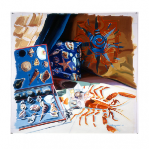 2 - NATURE MORTE - Vinylique sur papier - 50cm - Cathy Doutreligne