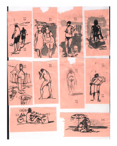 4 - Voyages FORMENTERA - Croquis - Cathy Doutreligne